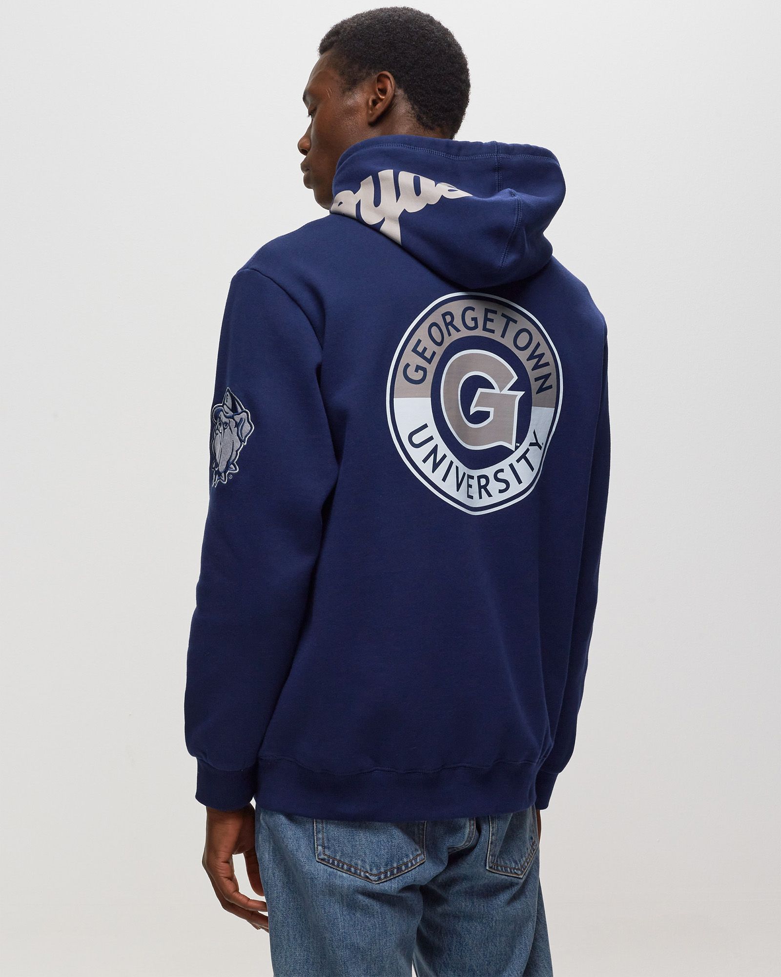 NCAA M&N CITY COLLECTION FLEECE HOODIE GEORGETOWN