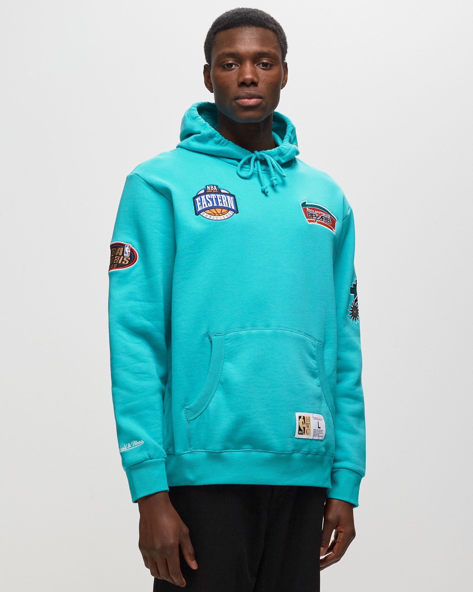 NBA M&N CITY COLLECTION FLEECE HOODIE SPURS