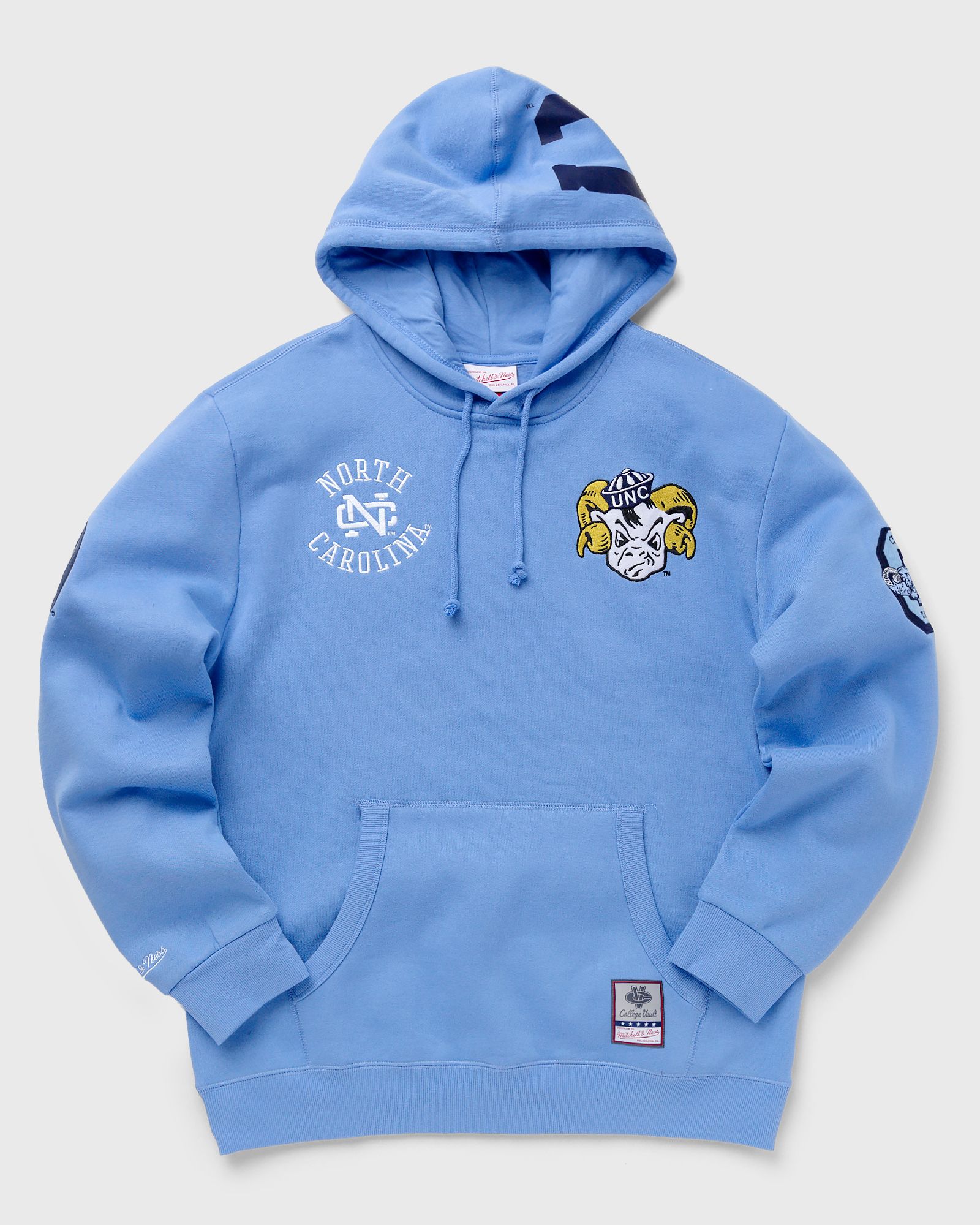 NCAA M&N CITY COLLECTION FLEECE HOODIE NORTH CAROLINA