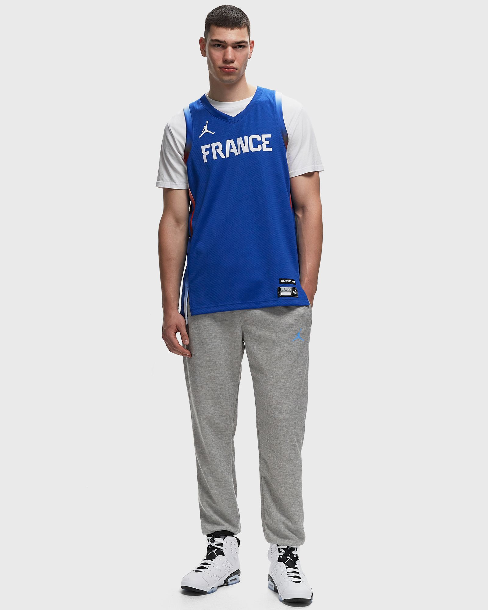 FRANCE TRAINING BASKETBALL FLEECE TROUSERS OLYMPICS 2024