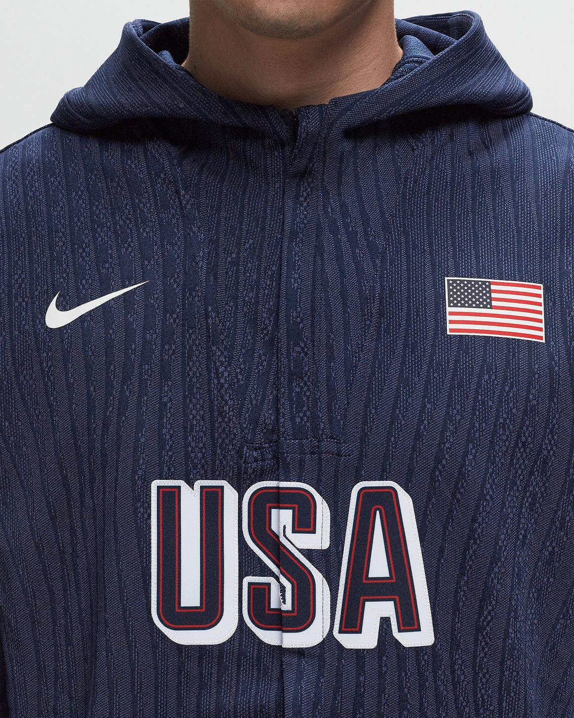 Nike USA DRI FIT ADV BASKETBALL GAME JACKET OLYMPICS 2024 Blue BSTN Store