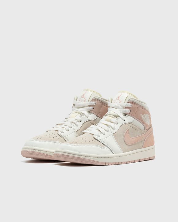 Jordan WMNS AIR JORDAN 1 MID SE White - COCONUT MILK/LEGEND PINK-SAIL