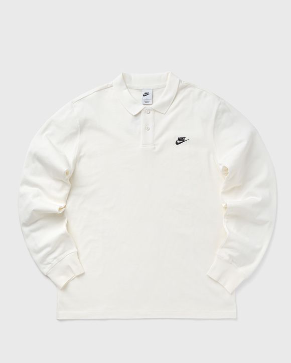 Nike Club Long-Sleeve Knit Polo White | BSTN Store