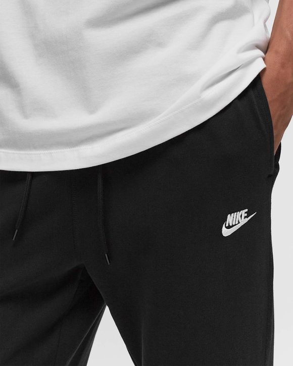 Nike Club Knit Joggers Black black white