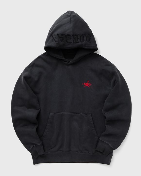 Jordan x Awake NY FLEECE HOODIE Black - BLACK/SAIL/UNIVERSITY RED