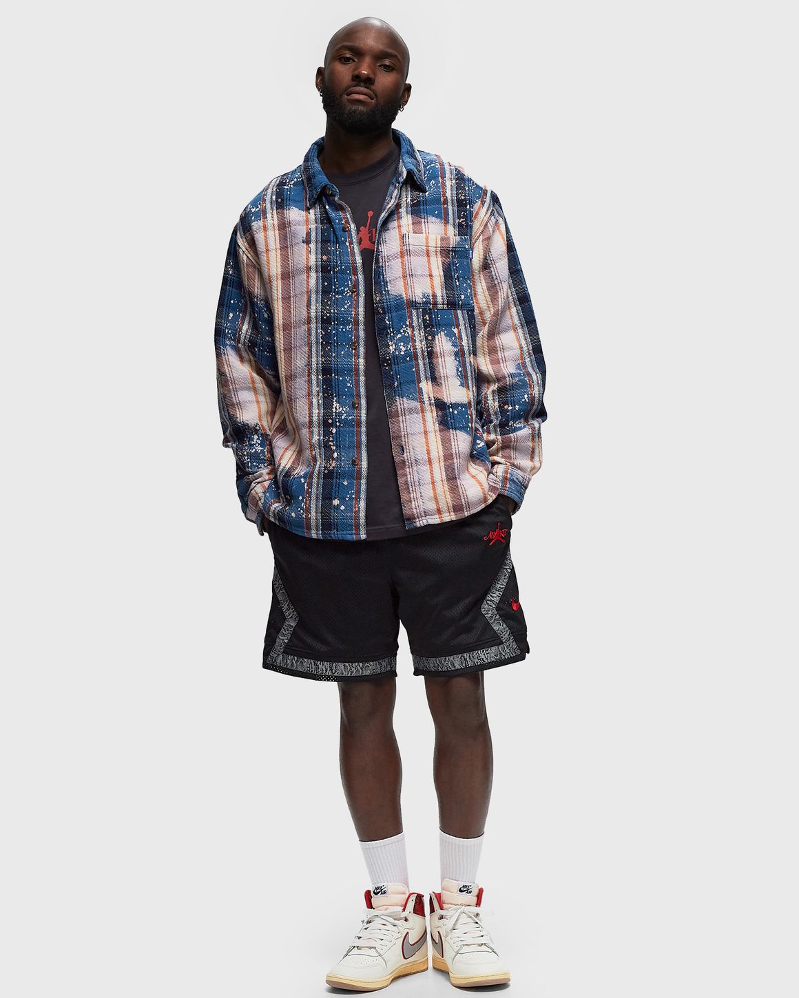 Jordan x Awake NY FLANNEL Blue | BSTN Store