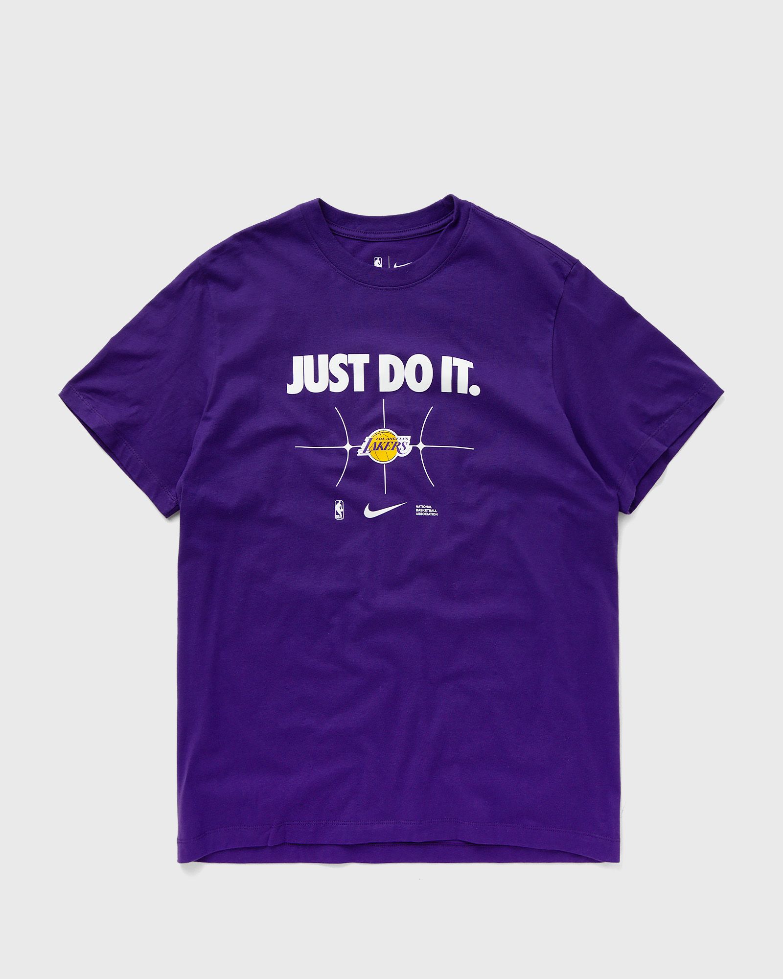 Nike - nba los angeles lakers ss tee men shortsleeves|team tees purple in größe:l