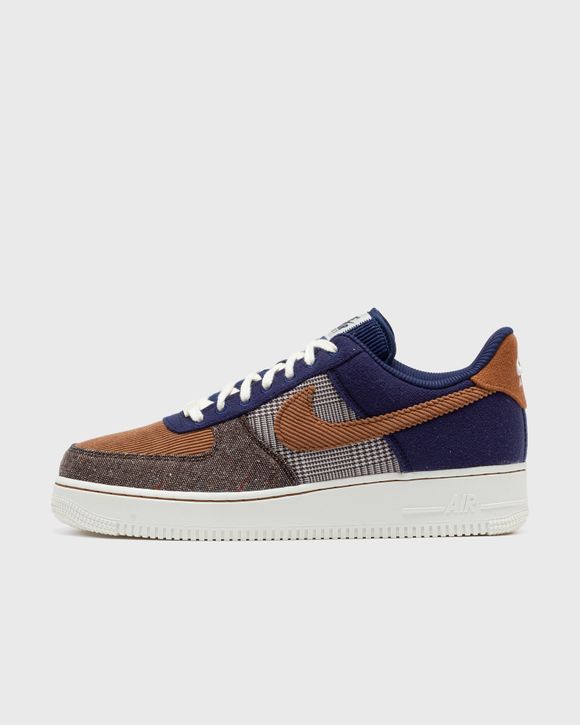 Nike AIR FORCE 1 '07 PRM Multi - MIDNIGHT NAVY/ALE BROWN-PALE IVORY