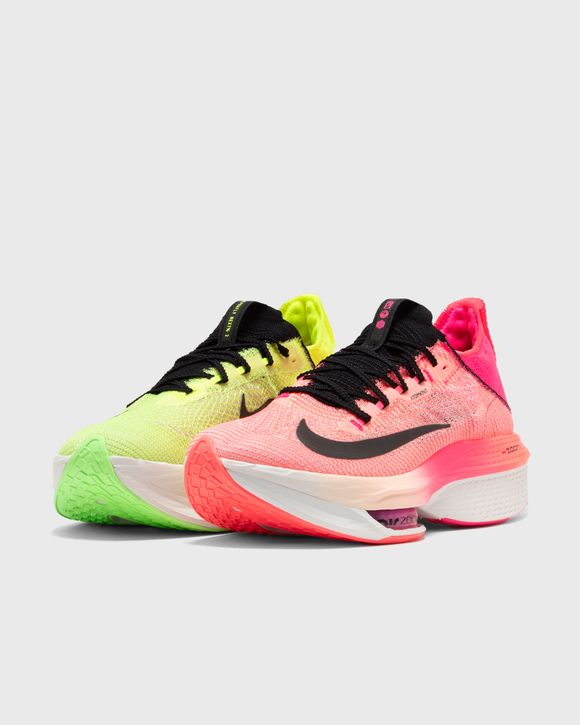 Nike AIR ZOOM ALPHAFLY NEXT% FK 2 Green/Pink - LUMINOUS GREEN/BLACK-CRIMSON  TINT-V