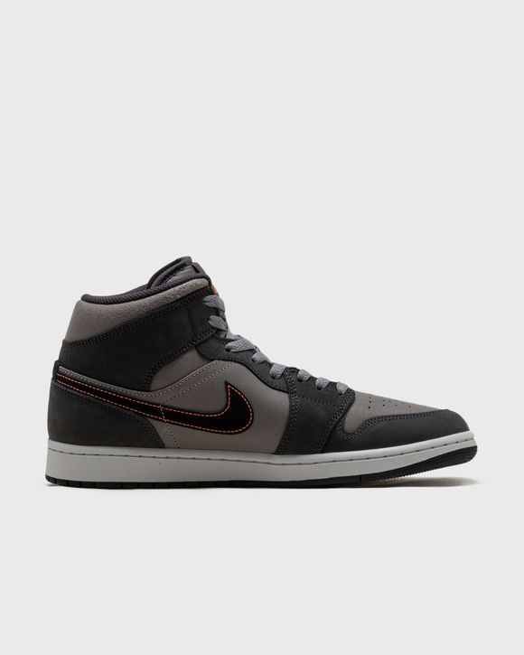 Air jordan mid sale 1 black grey