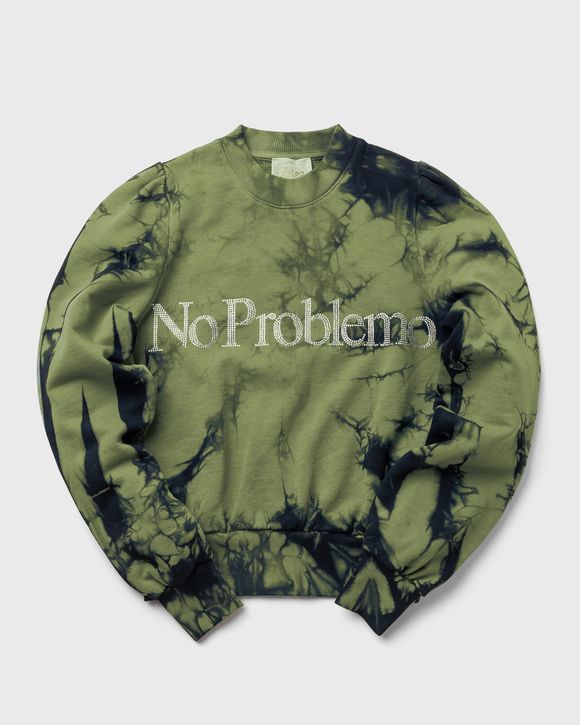WMNS No Problemo Rhinestone Puff Sleeve Sweatshirt