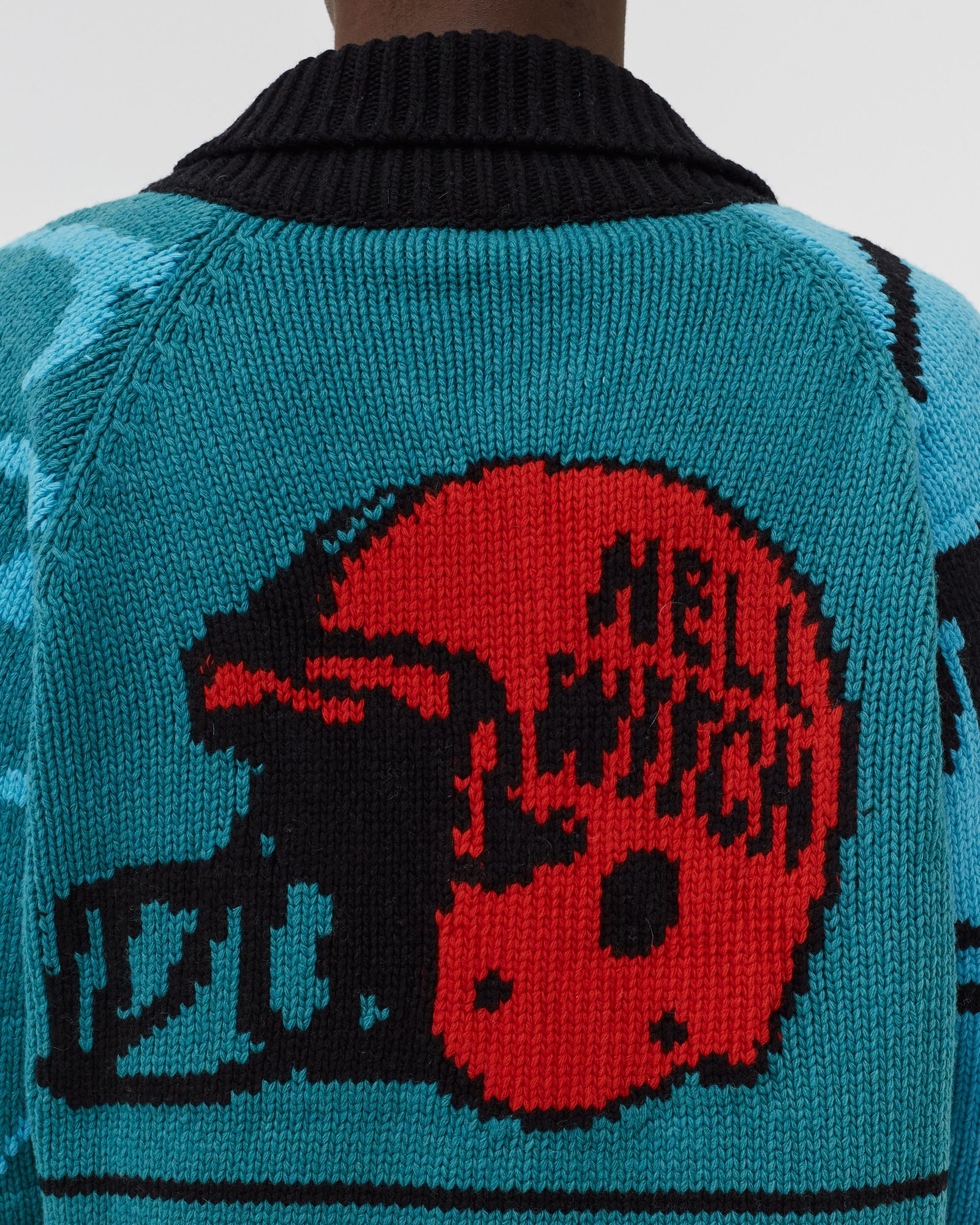 Varsity Zip Thru Knit