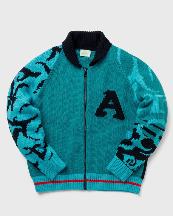Varsity Zip Thru Knit