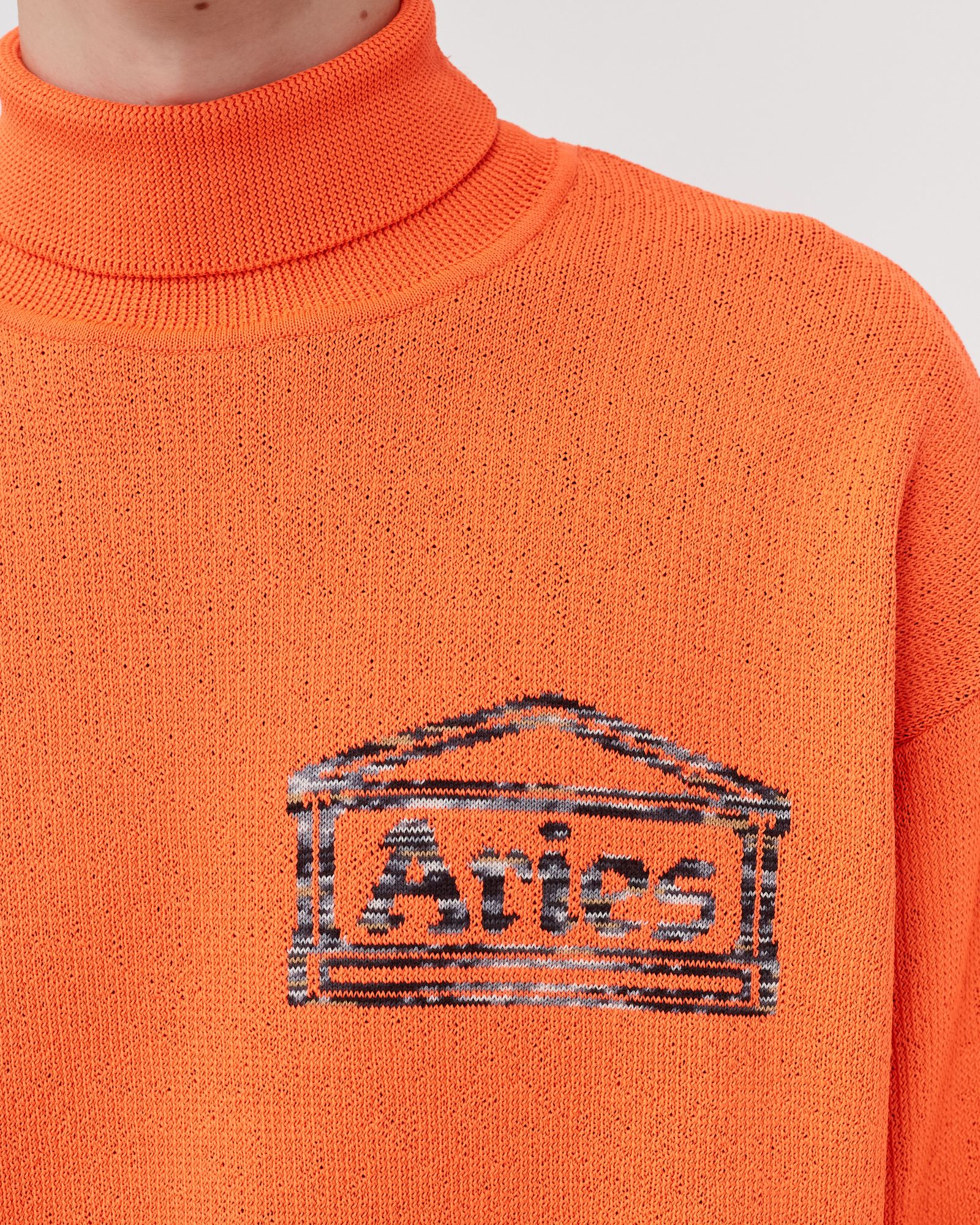Temple Fluro Turtleneck Knit