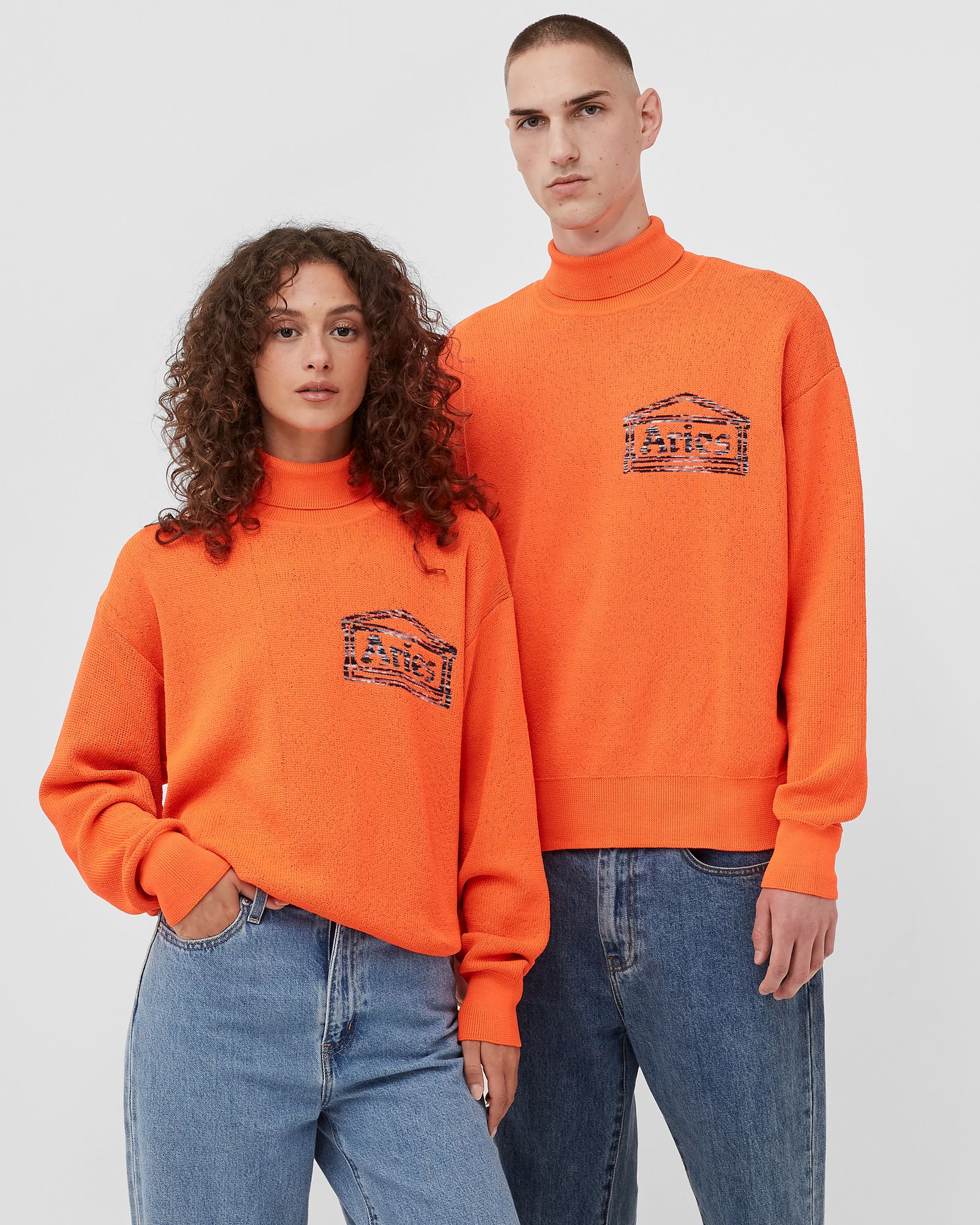 Temple Fluro Turtleneck Knit