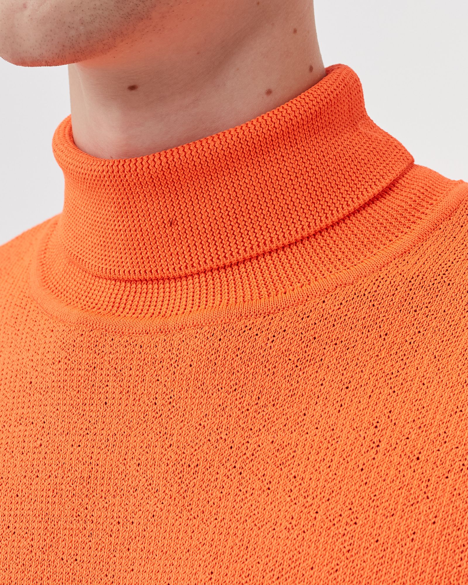 Temple Fluro Turtleneck Knit