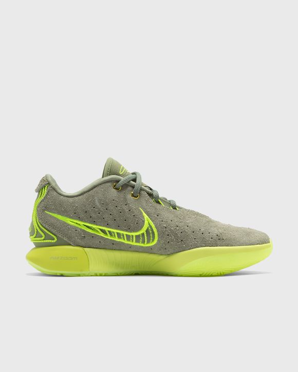 Nike LEBRON XXI Green/Grey OIL GREEN/VOLT-VOLT | Nike Lebron 12 ...