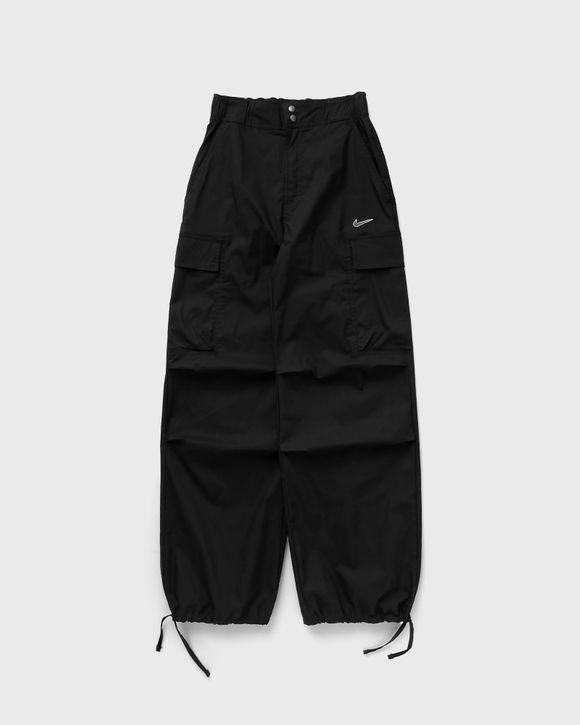 Nike Sportswear High-Waisted Loose Woven Trousers Black