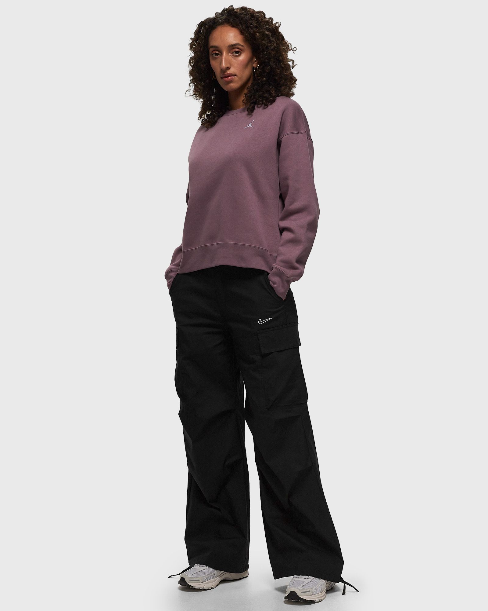 Sportswear High-Waisted Loose Woven Trousers