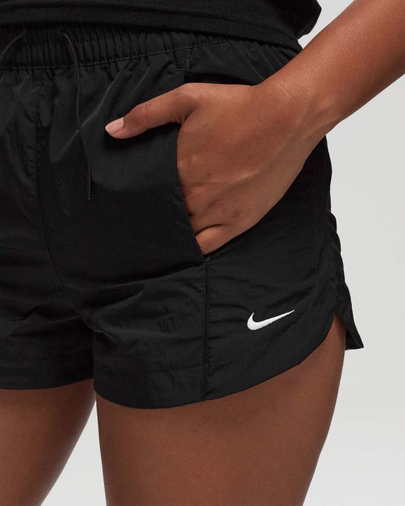 Nike WMNS Windrunner Woven Mid Rise 2 Inch Shorts Black BSTN Store