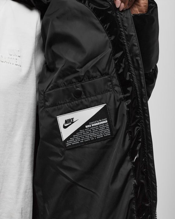 Nike WMNS Windpuffer Therma FIT Loose Hooded Shine Parka Black black black