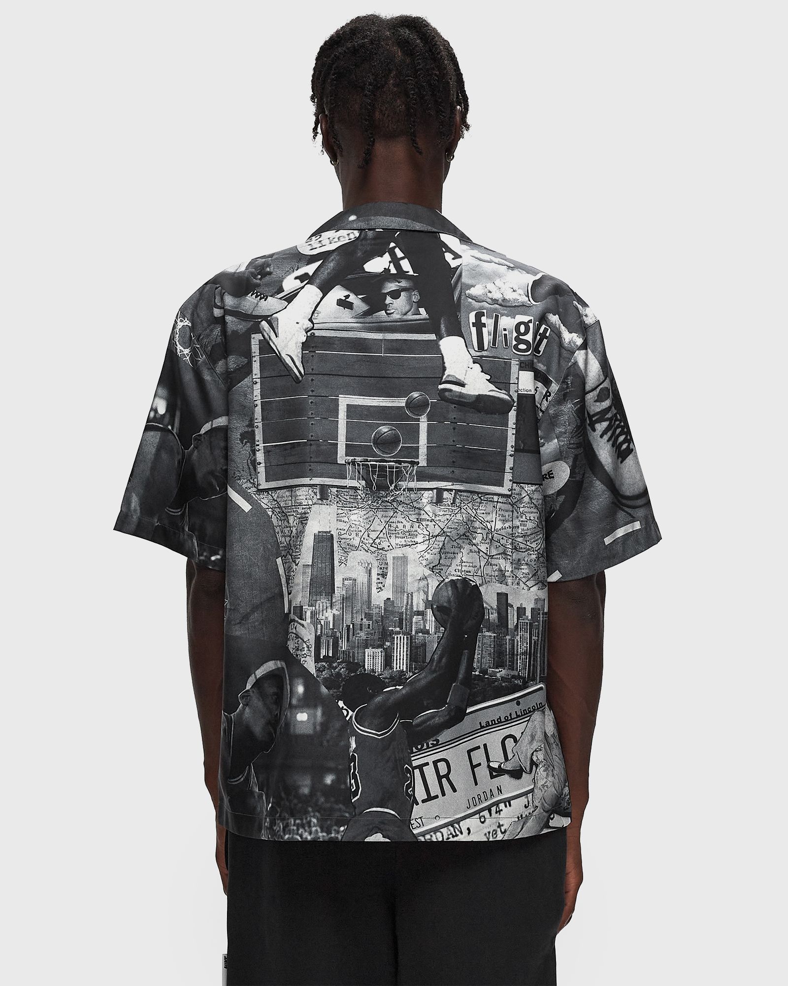 Jordan Essentials Printed Camp Top Black | BSTN Store