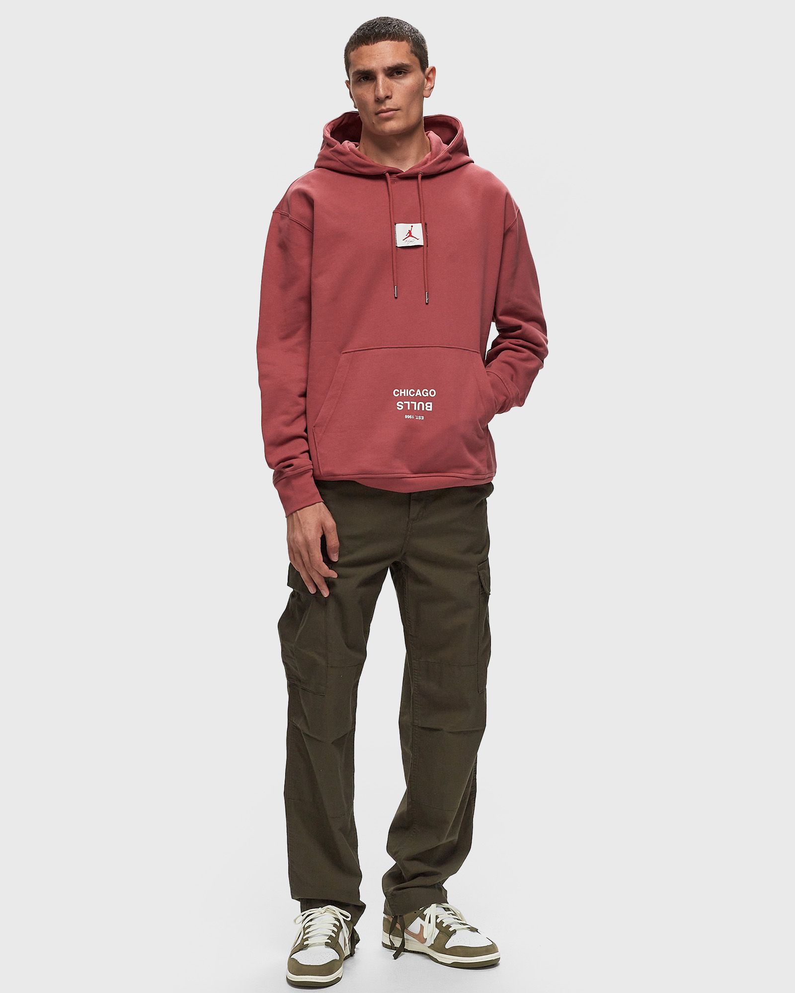 CHICAGO BULLS COURTSIDE STATEMENT FLEECE HOODIE