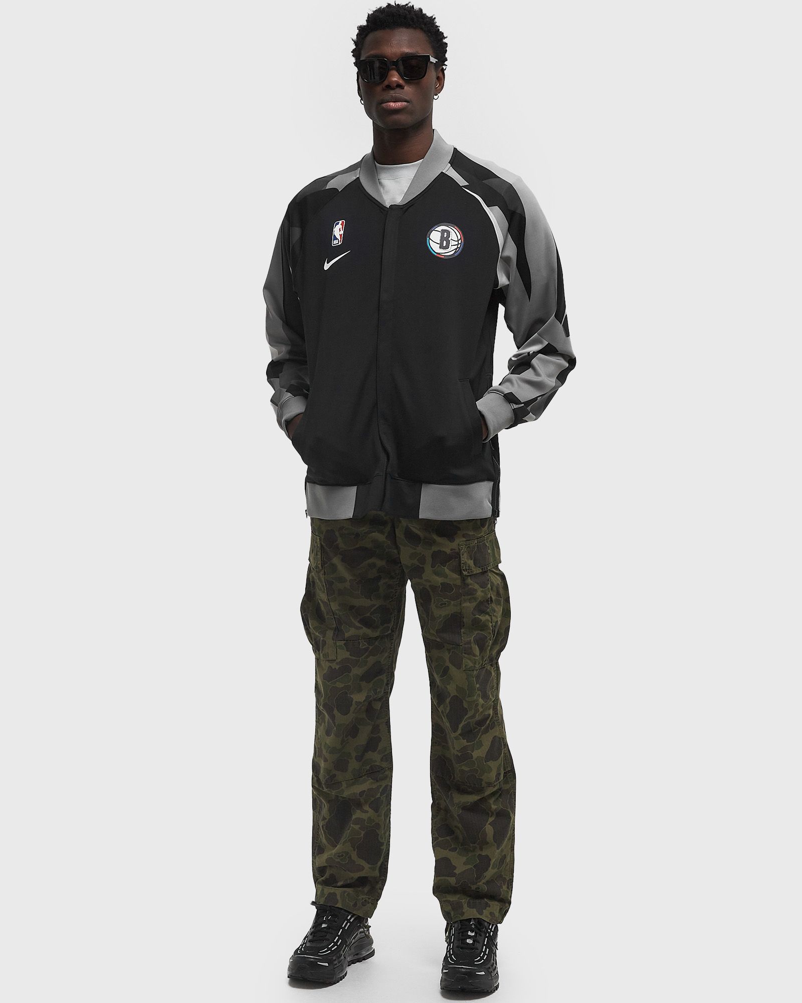 BROOKLYN NETS DF SHOWTIME LS FULL ZIP JACKET