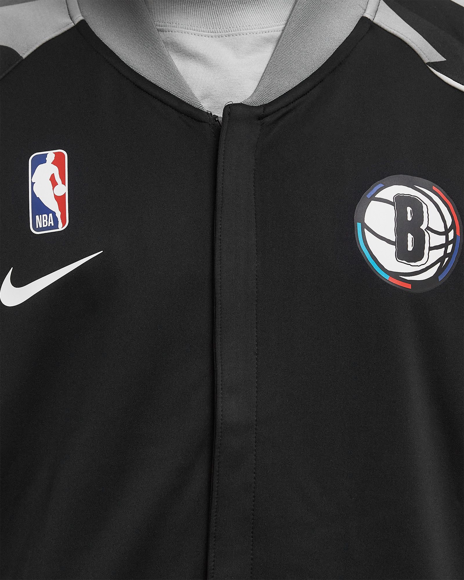 BROOKLYN NETS DF SHOWTIME LS FULL ZIP JACKET