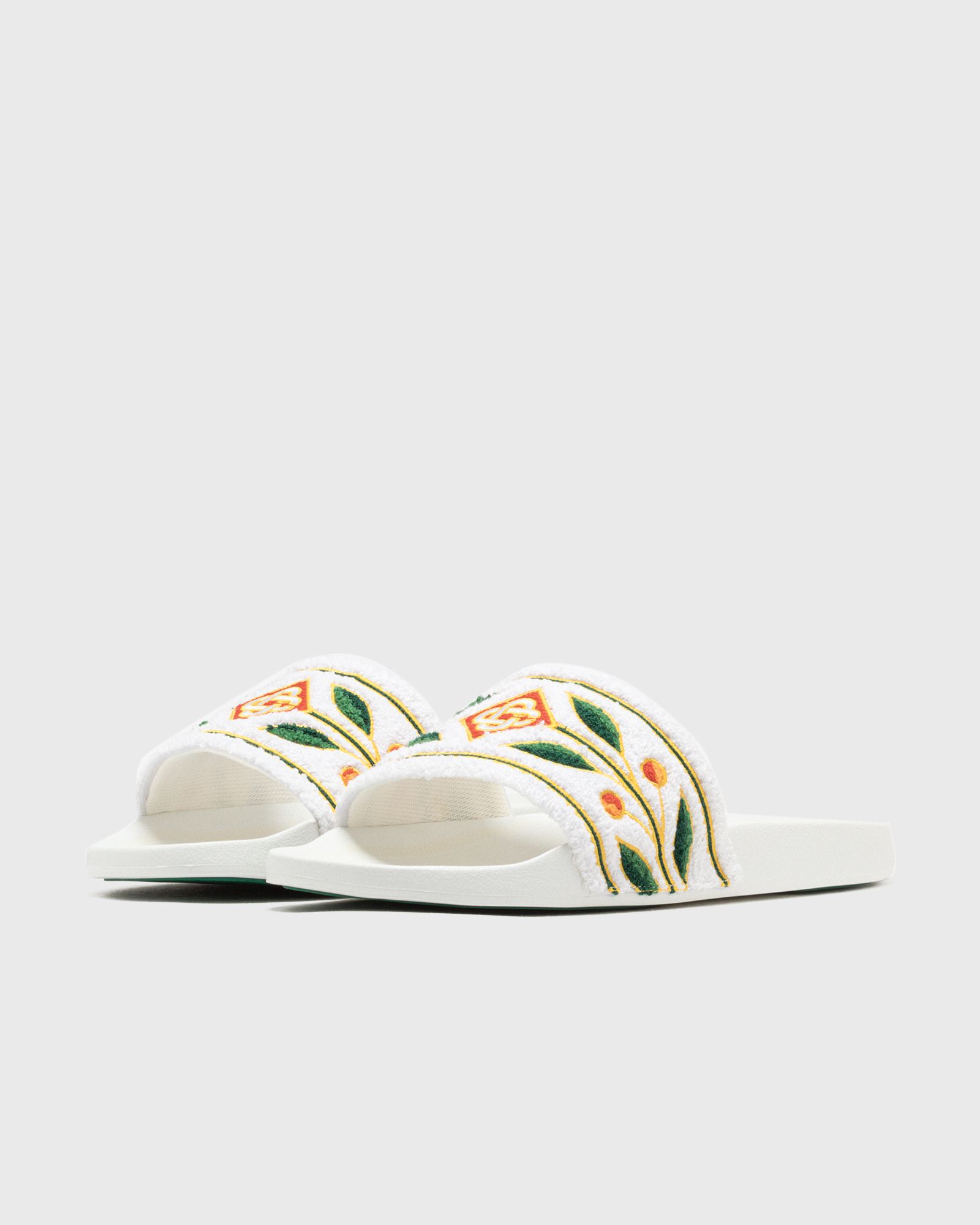 EMBROIDERED TERRY SLIDER