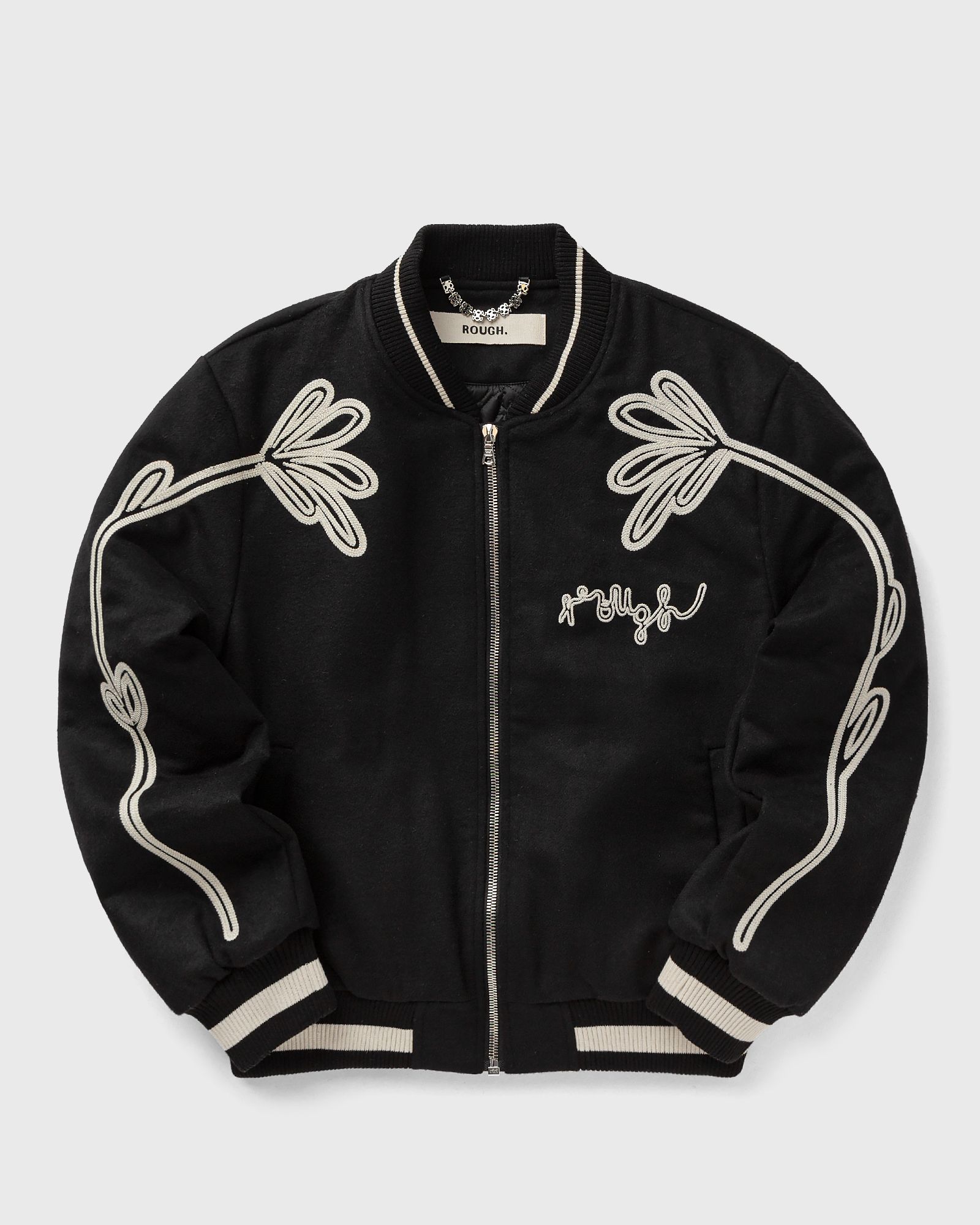 FLORAL VARSITY JACKET