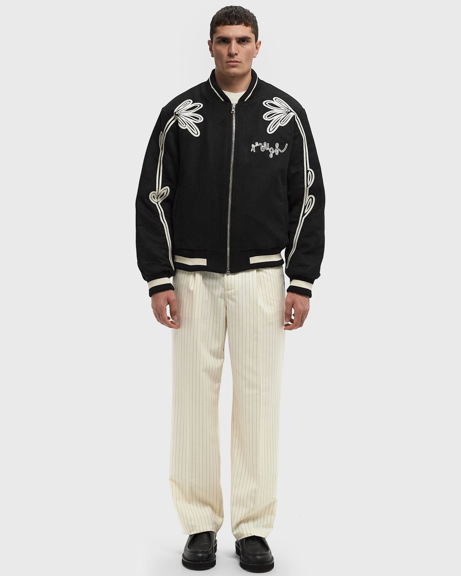 FLORAL VARSITY JACKET