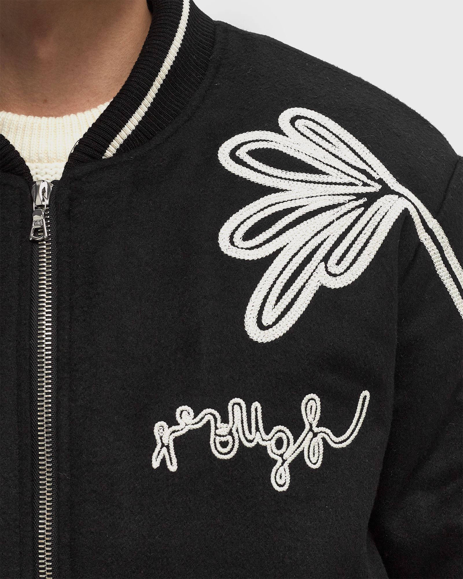 FLORAL VARSITY JACKET