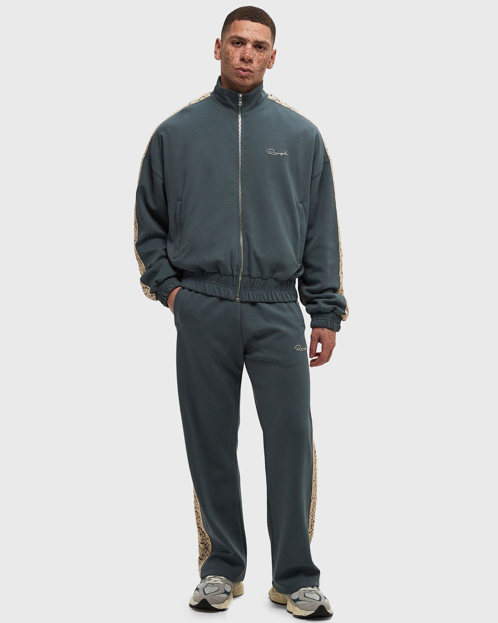 OLIVE TRACK PANTS