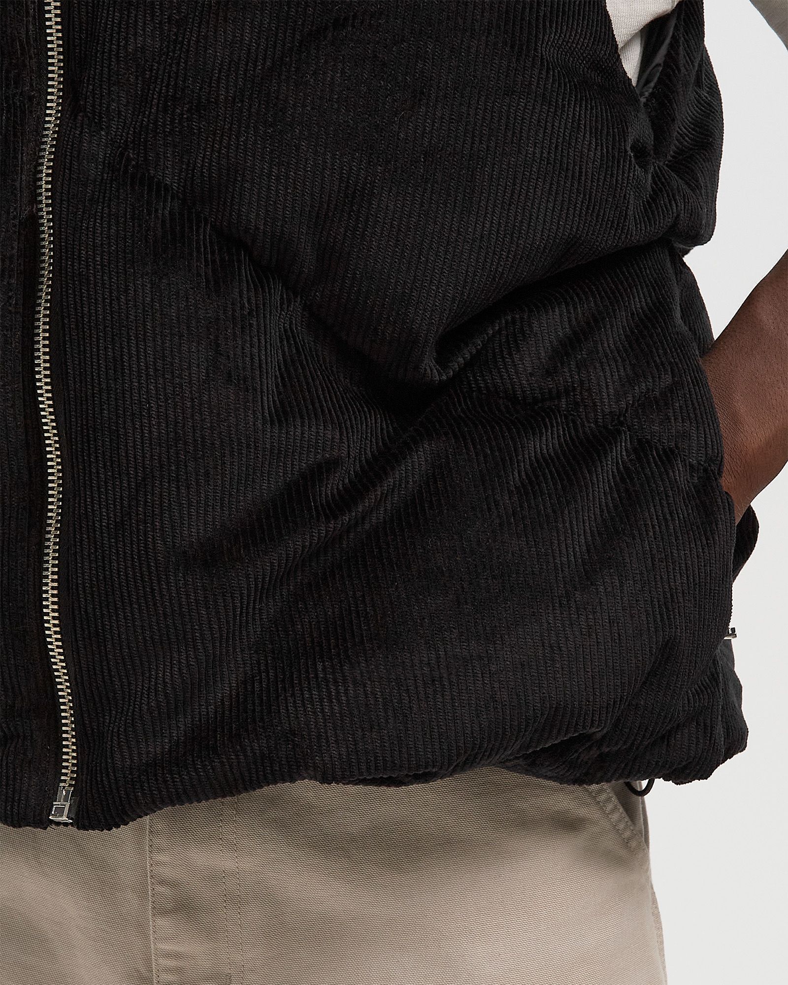 CORDUROY PUFFER VEST