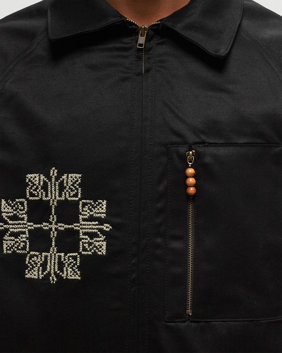 ADISH Raglan Cotton Makhlut Jacket Black - BLACK