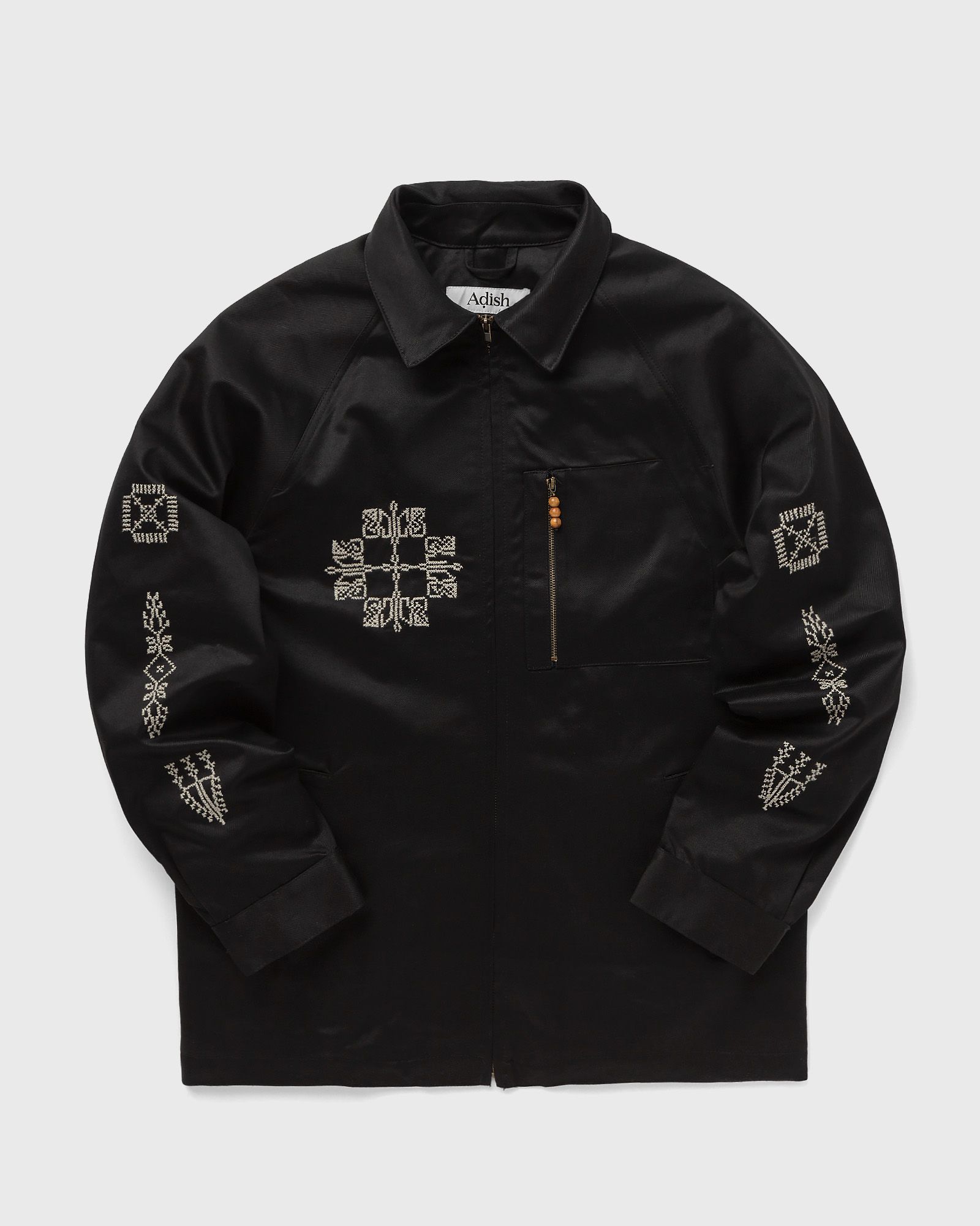 ADISH - raglan cotton makhlut jacket men overshirts black in größe:l