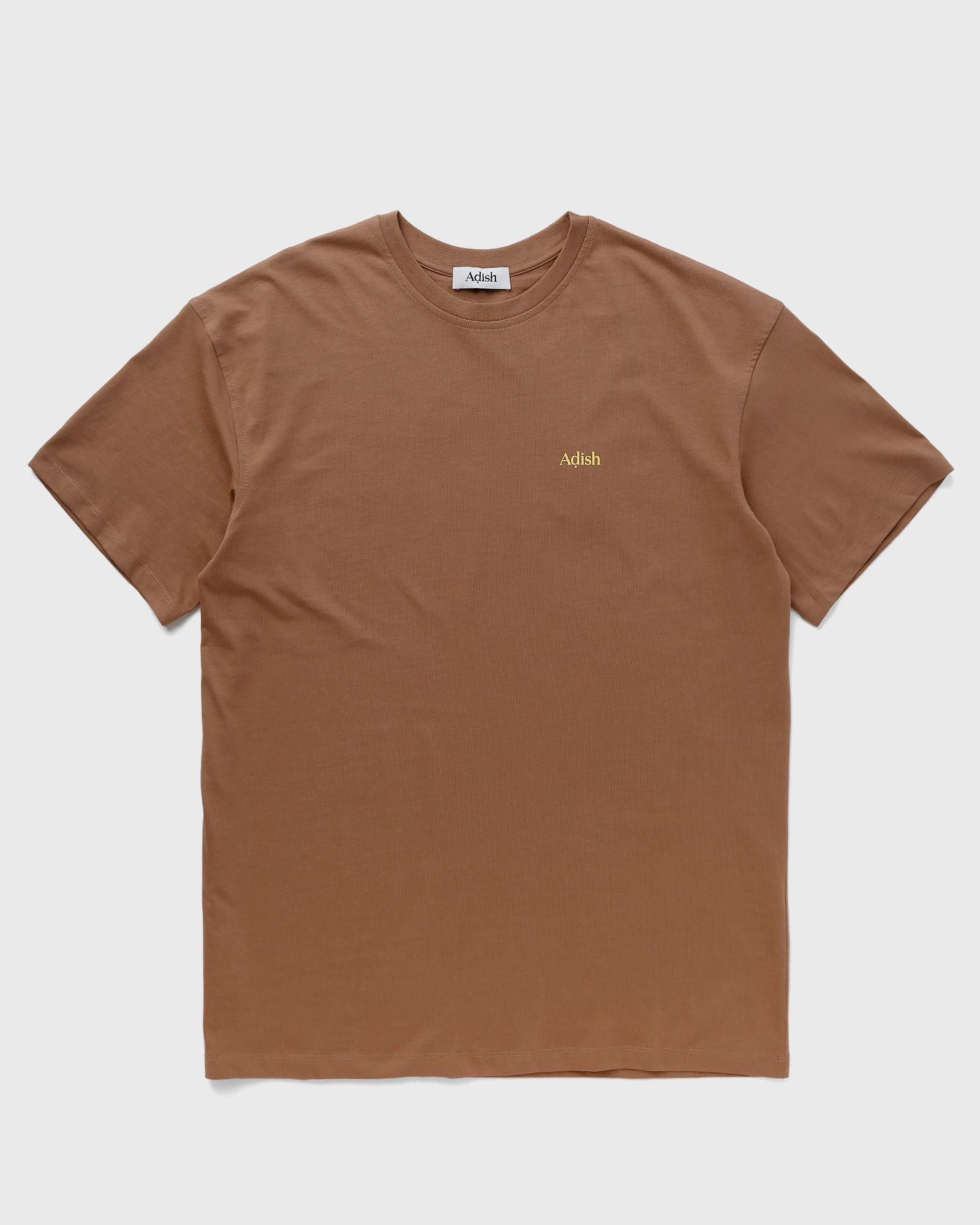 ADISH - short sleeve zeytoon logo t-shirt men shortsleeves brown in größe:xxl