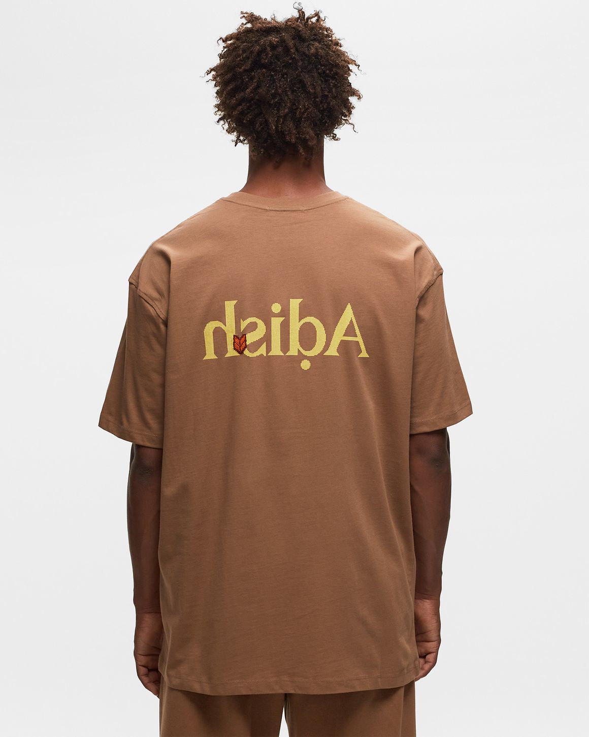 ADISH Short Sleeve Zeytoon Logo T-Shirt Brown | BSTN Store