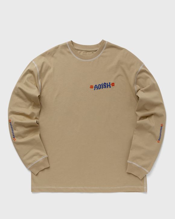 Supreme Contrast Crewneck Light Brown