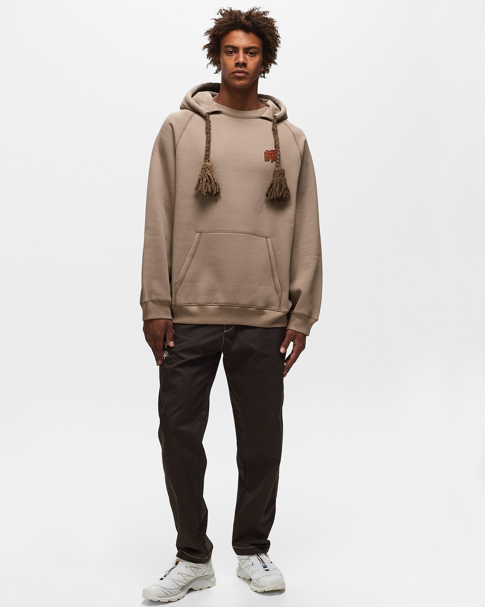 Tatreez Logo Contrast Stitched Lakiya Hoodie