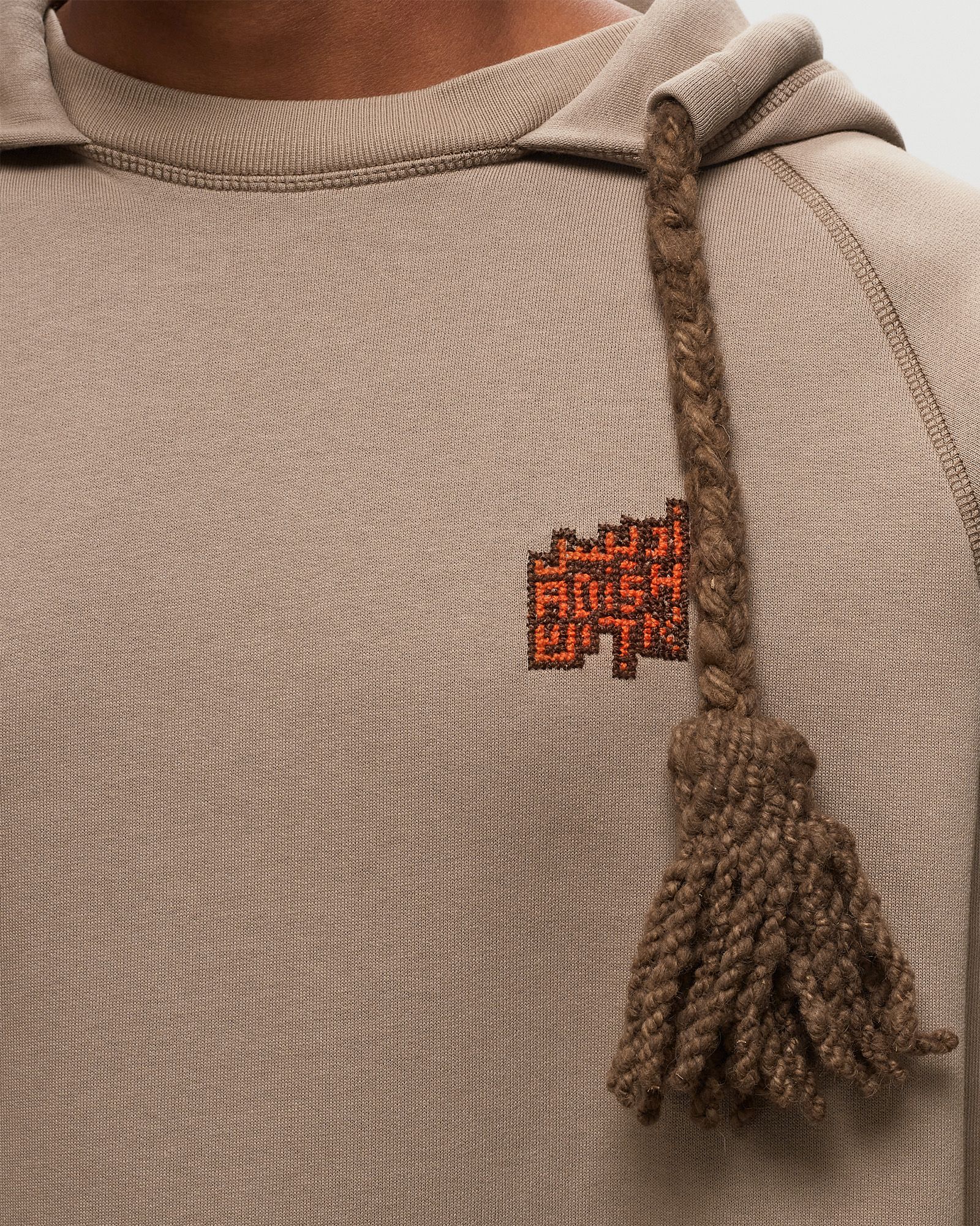 Tatreez Logo Contrast Stitched Lakiya Hoodie