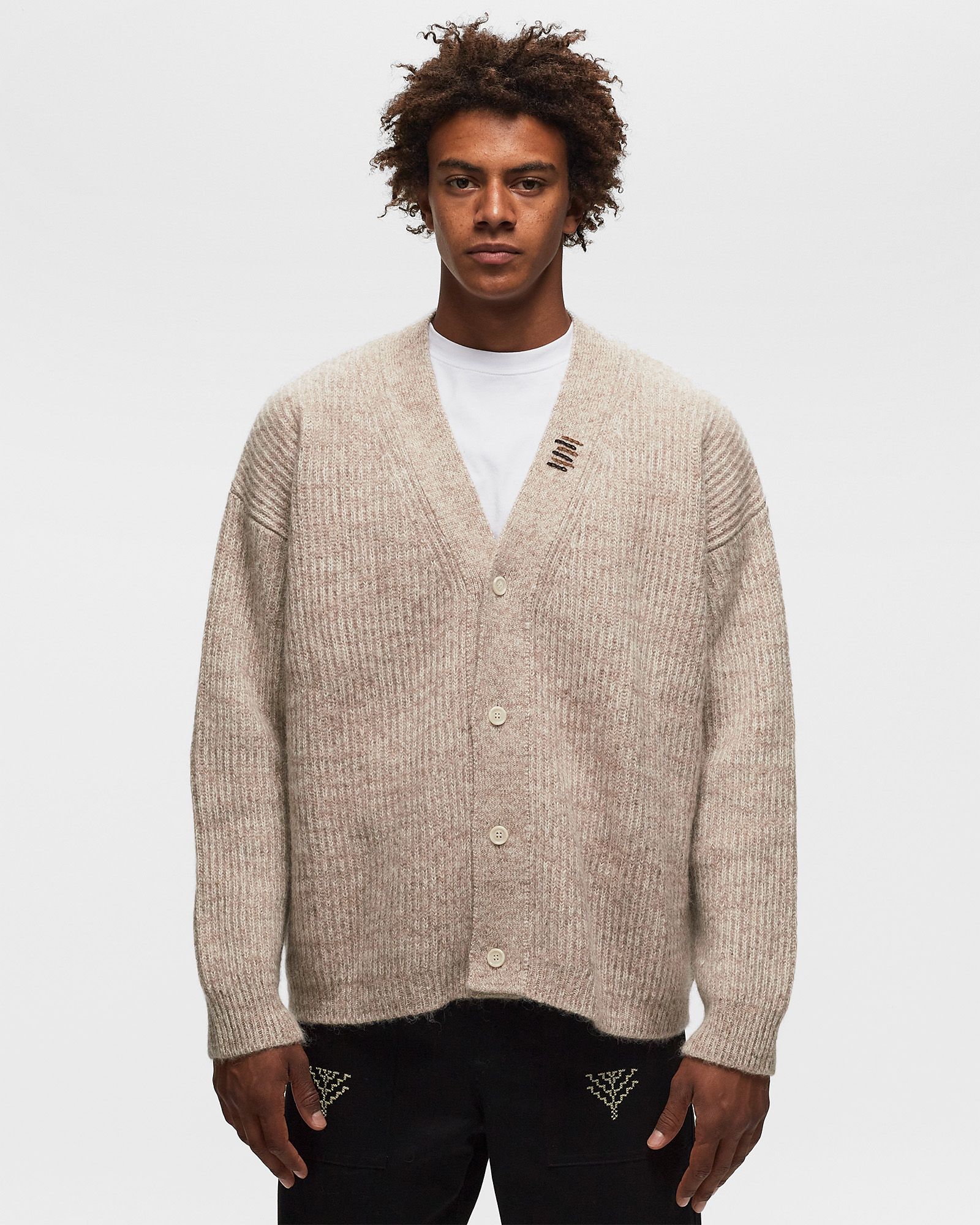 Wool-Alpca Blend Quors Cardigan