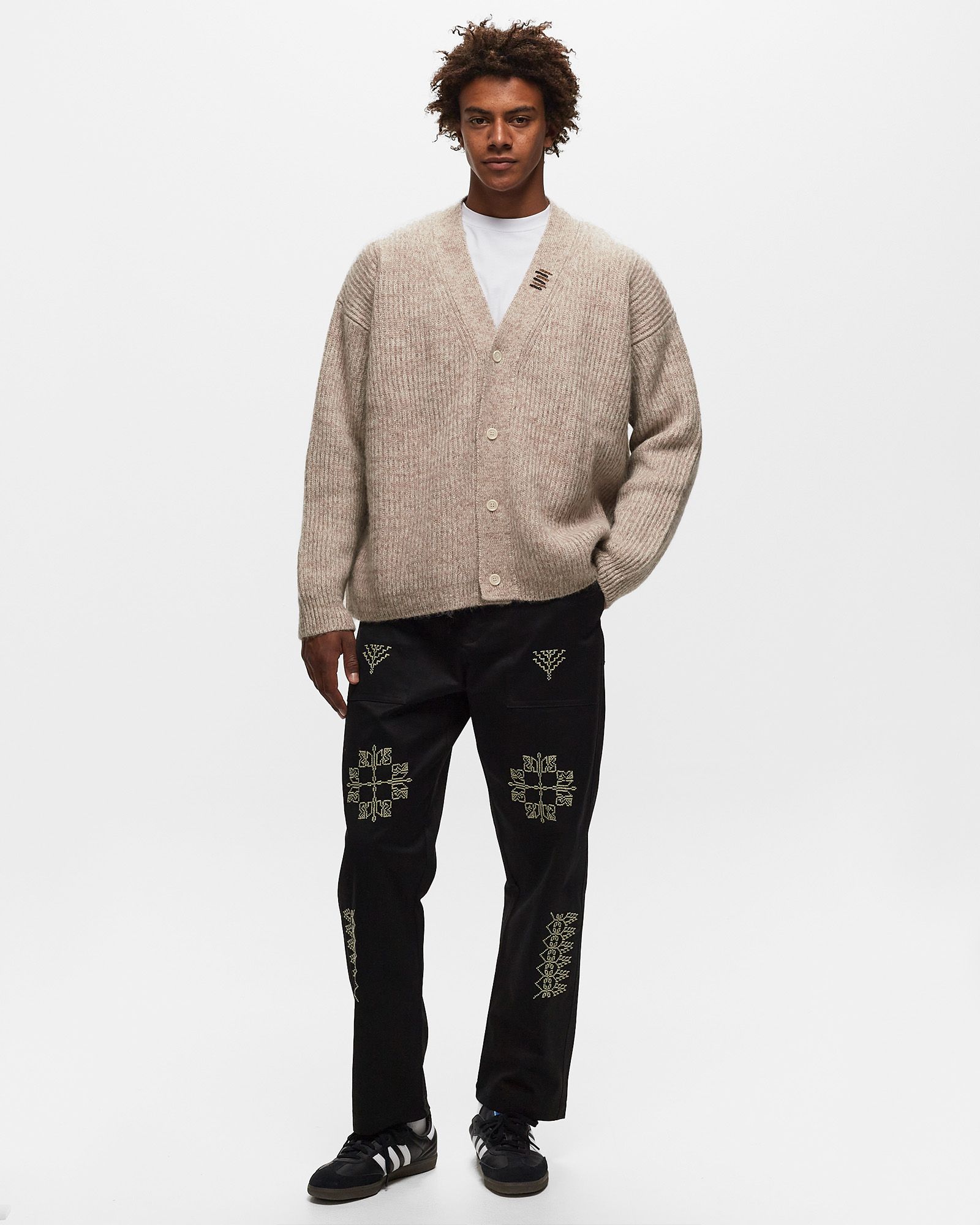 Wool-Alpca Blend Quors Cardigan