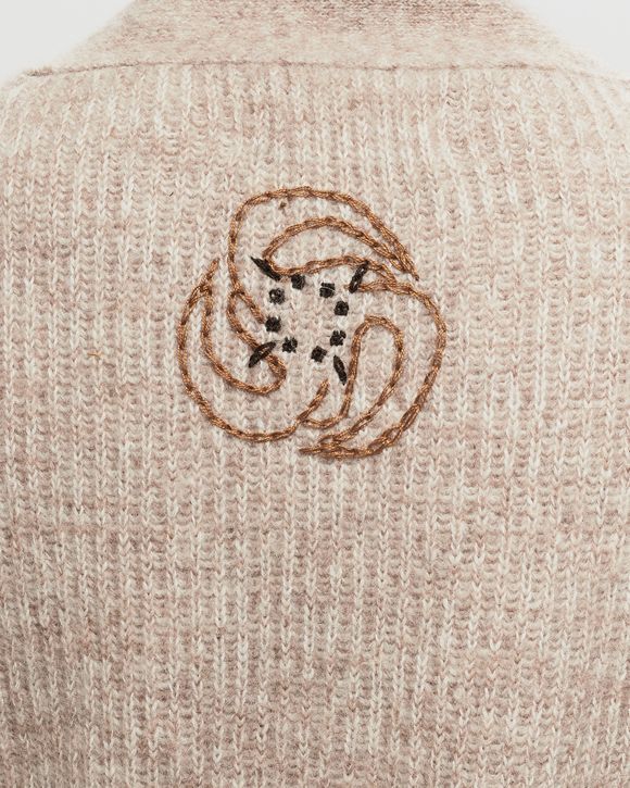 Wool-Alpca Blend Quors Cardigan