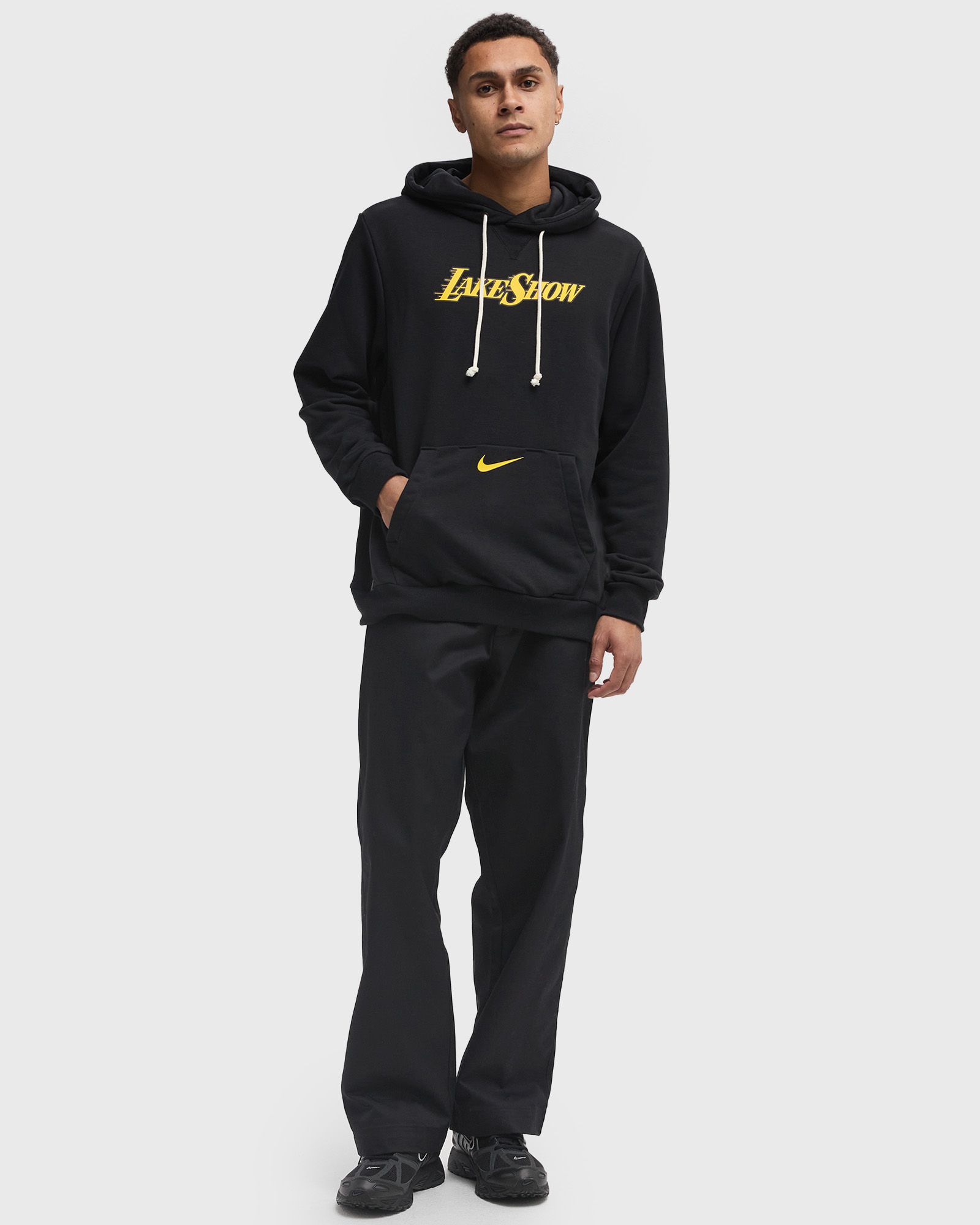 NBA LOS ANGELES LAKERS HOODED LONG SLEEVE TOP