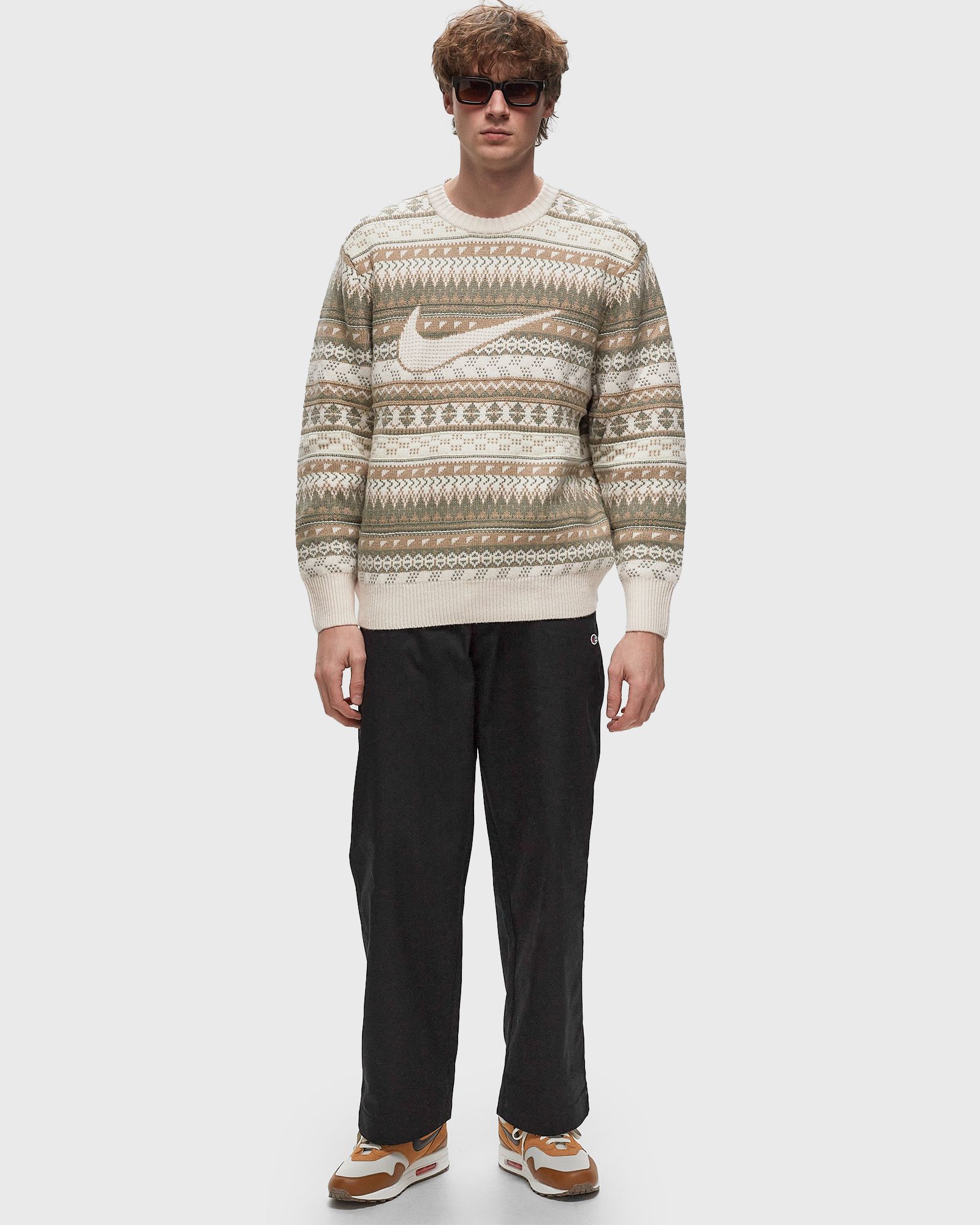 LIFE FAIR ISLE CREW SWEATER