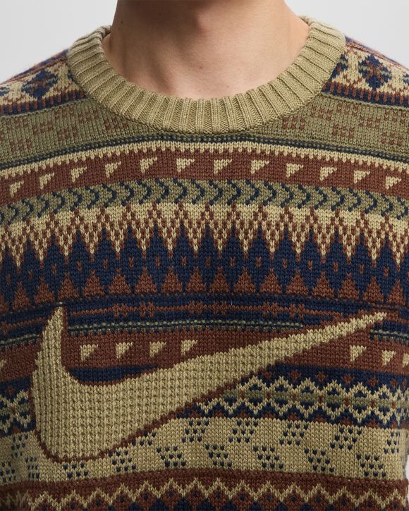 【NIKE】 AS M NL FAIR ISLE CREW SWEATER 美品 NIKE AS M NL FAIR ISLE CREW SWEATER - メルカリ