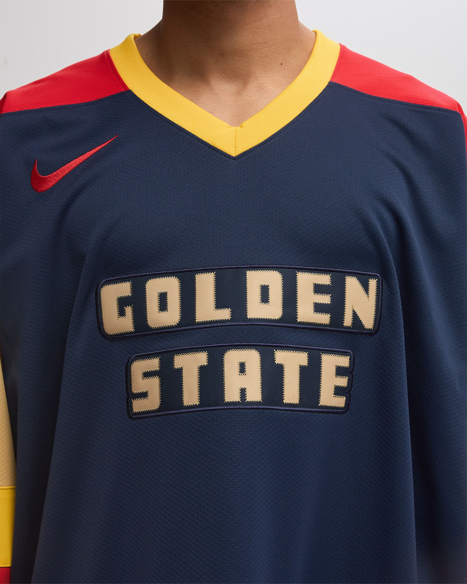 NBA GOLDEN STATE WARRIORS HOCKEY JERSEY CE