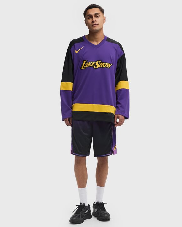 Nike NBA LOS ANGELES LAKERS HOCKEY JERSEY CE Purple BSTN Store